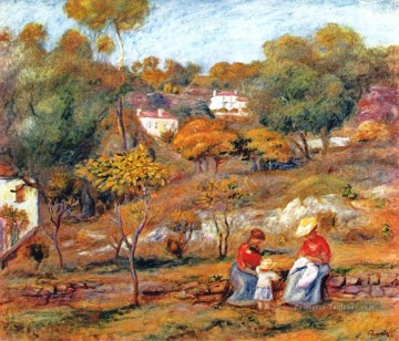 Pierre Auguste Renoir œuvres - paysage à cagnes Pierre Auguste Renoir